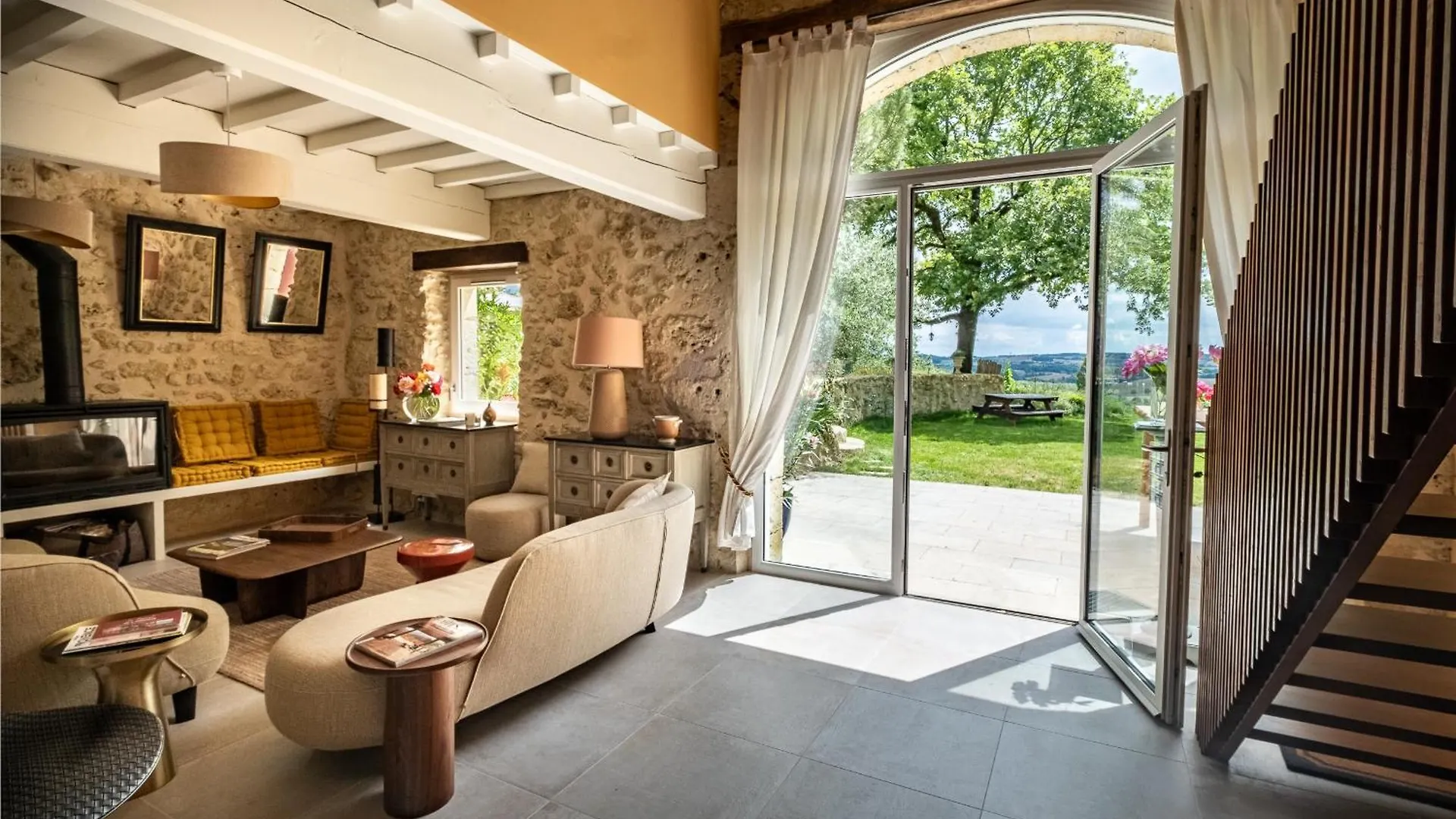 Le Mas Gascon - Maison De Vacances 4 Etoiles Avec Piscine Et Vue Proche De Lectoure Marsolan