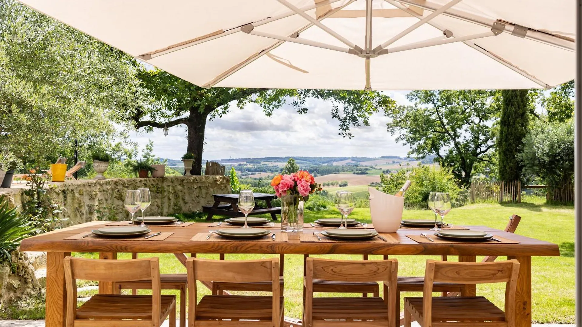 Holiday home Le Mas Gascon - Maison De Vacances 4 Etoiles Avec Piscine Et Vue Proche De Lectoure Marsolan France